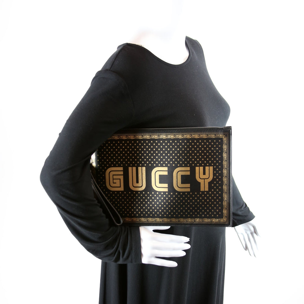 510489 Guccy Pouch Black