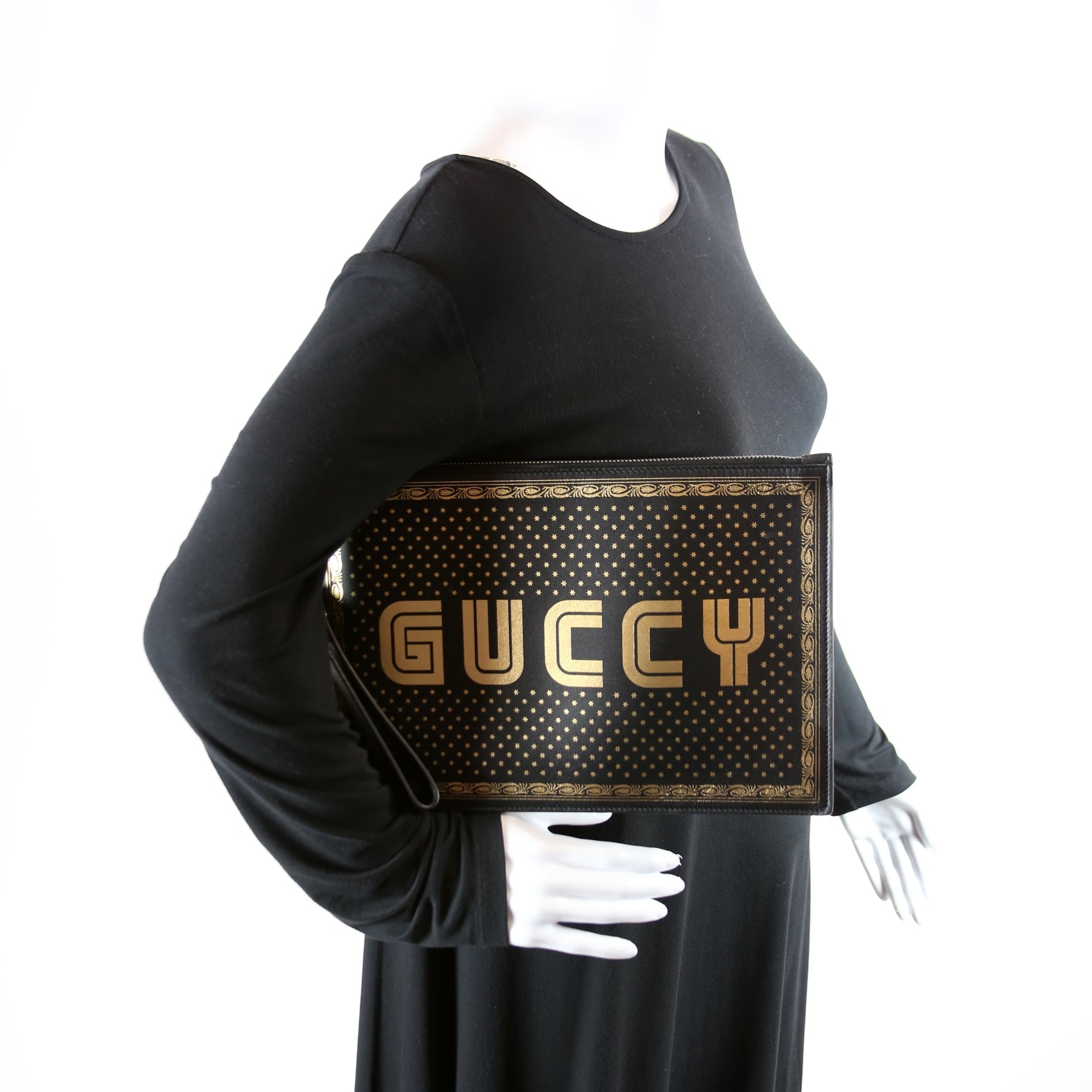 510489 Guccy Pouch Black