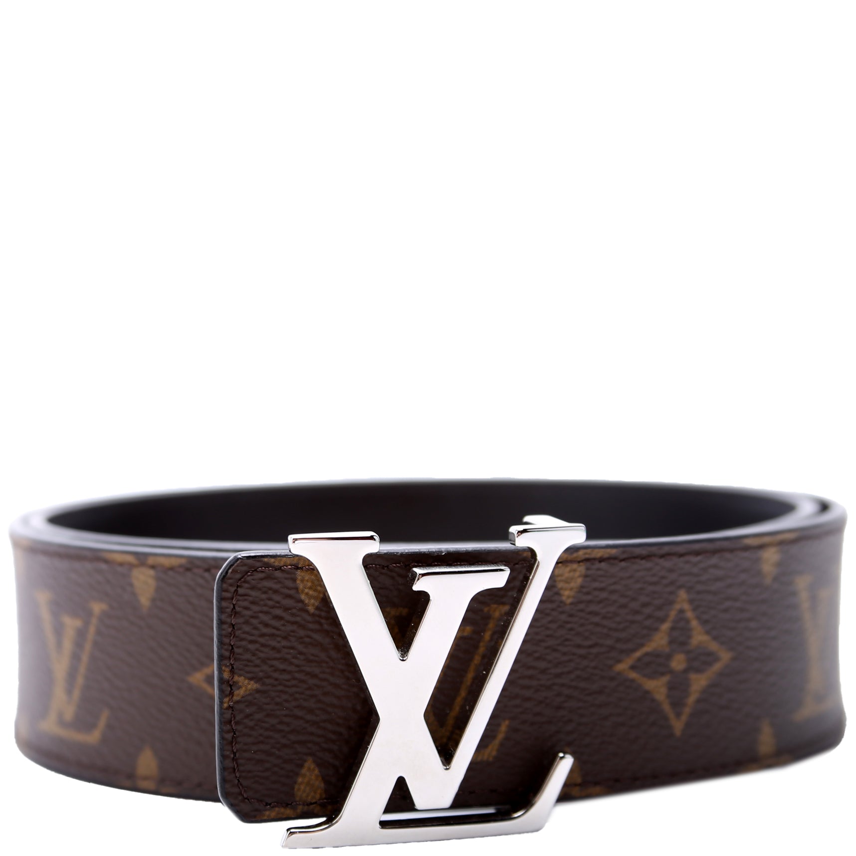 LV Initiales Reversible Belt 40MM Leather/Monogram Size 80/32