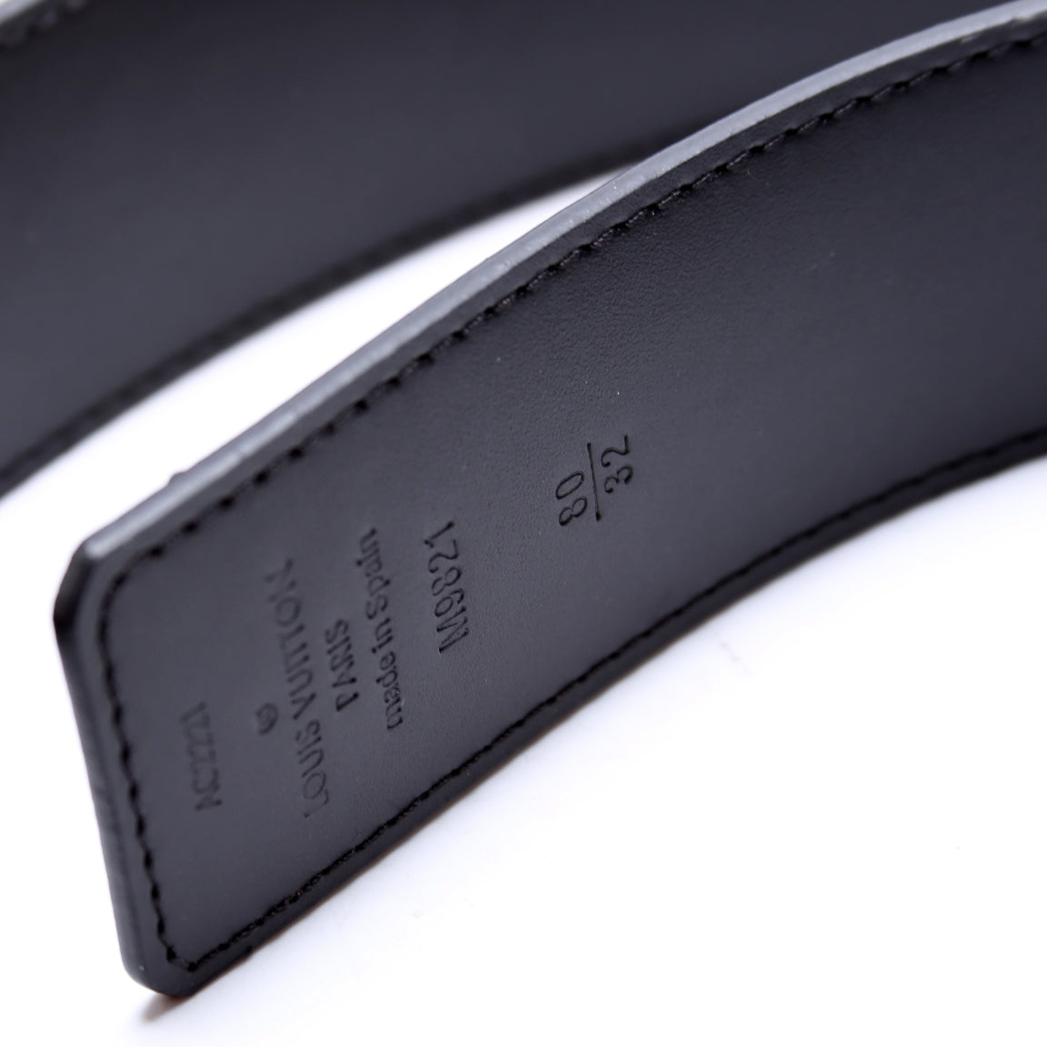 LV Initiales Reversible Belt 40MM Leather/Monogram Size 80/32