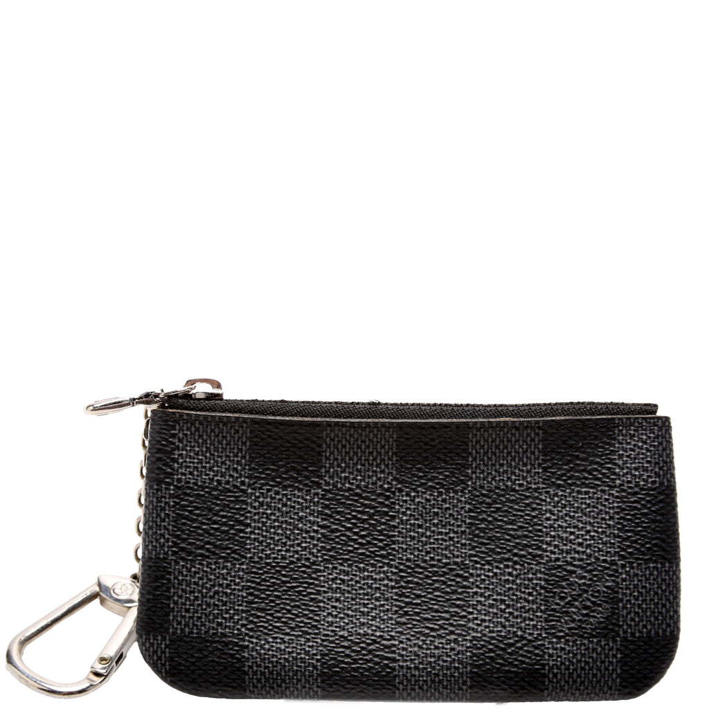 Pochette Cles Damier Graphite