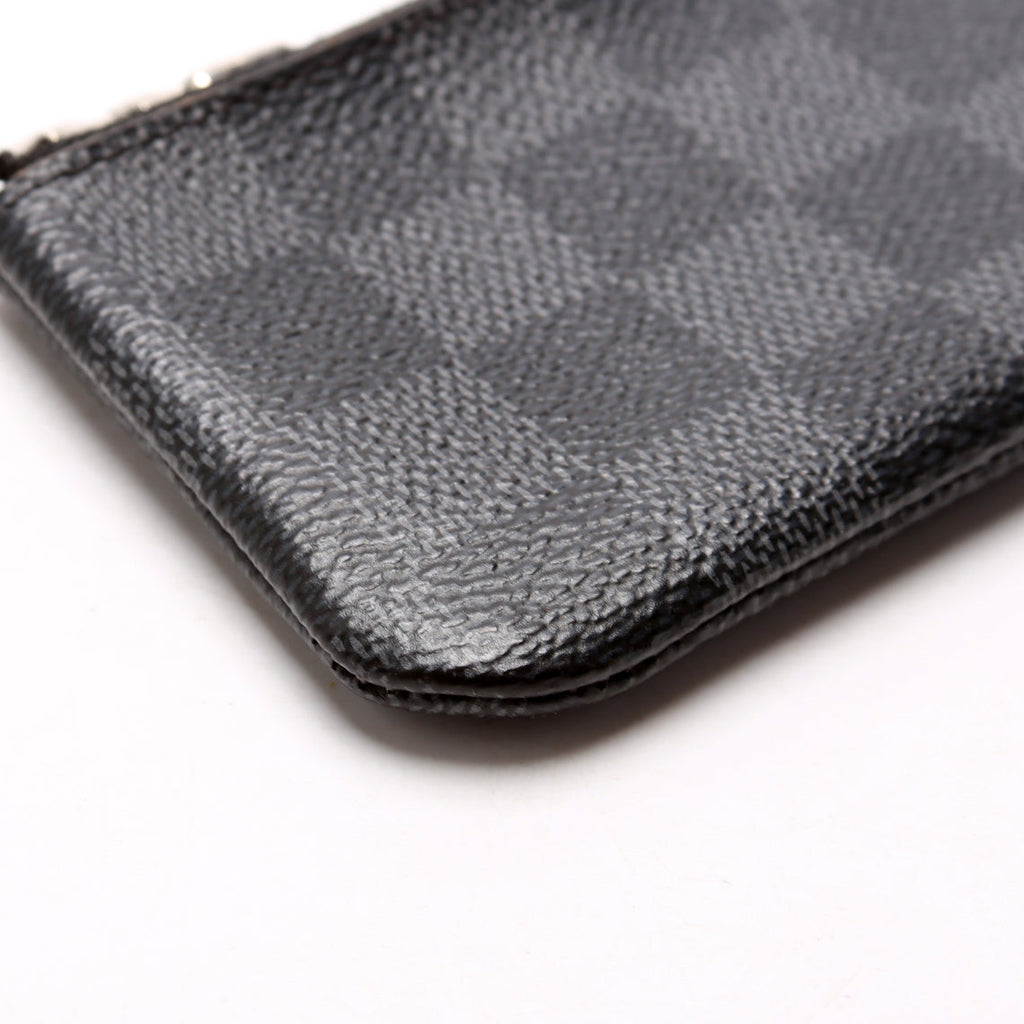 Pochette Cles Damier Graphite