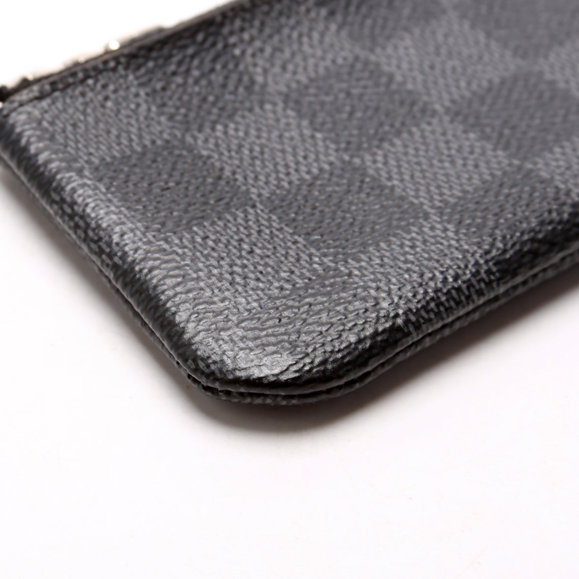 Pochette Cles Damier Graphite