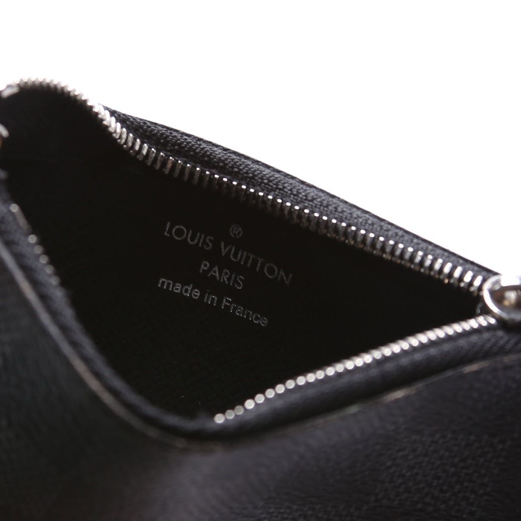 Pochette Cles Damier Graphite