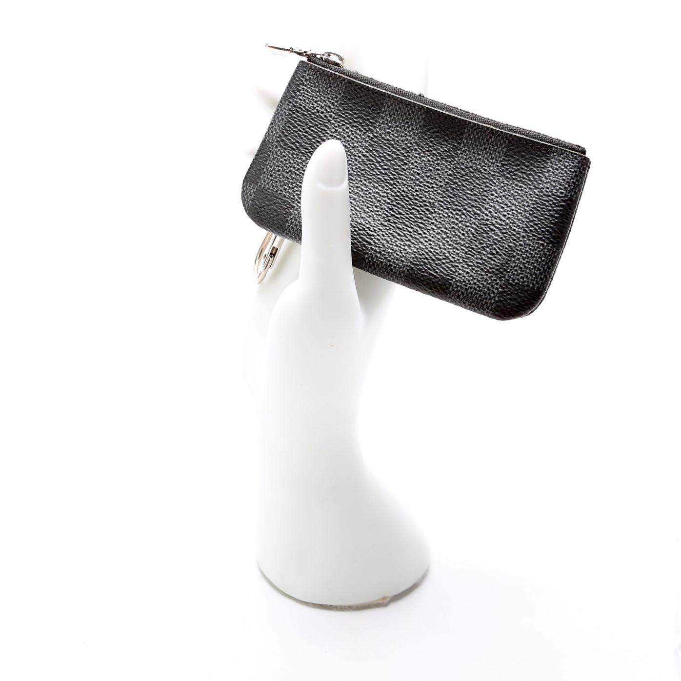 Pochette Cles Damier Graphite
