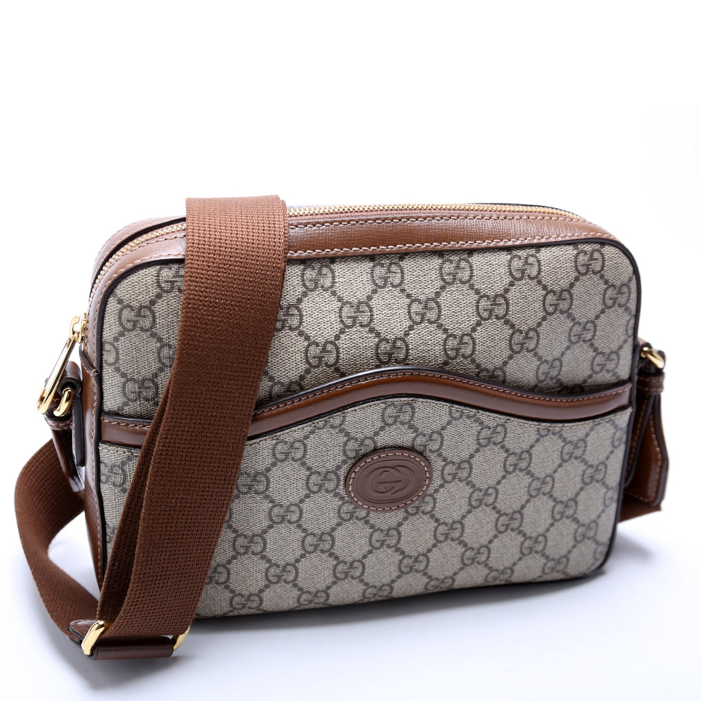 675891 Interlocking GG Messenger Brown