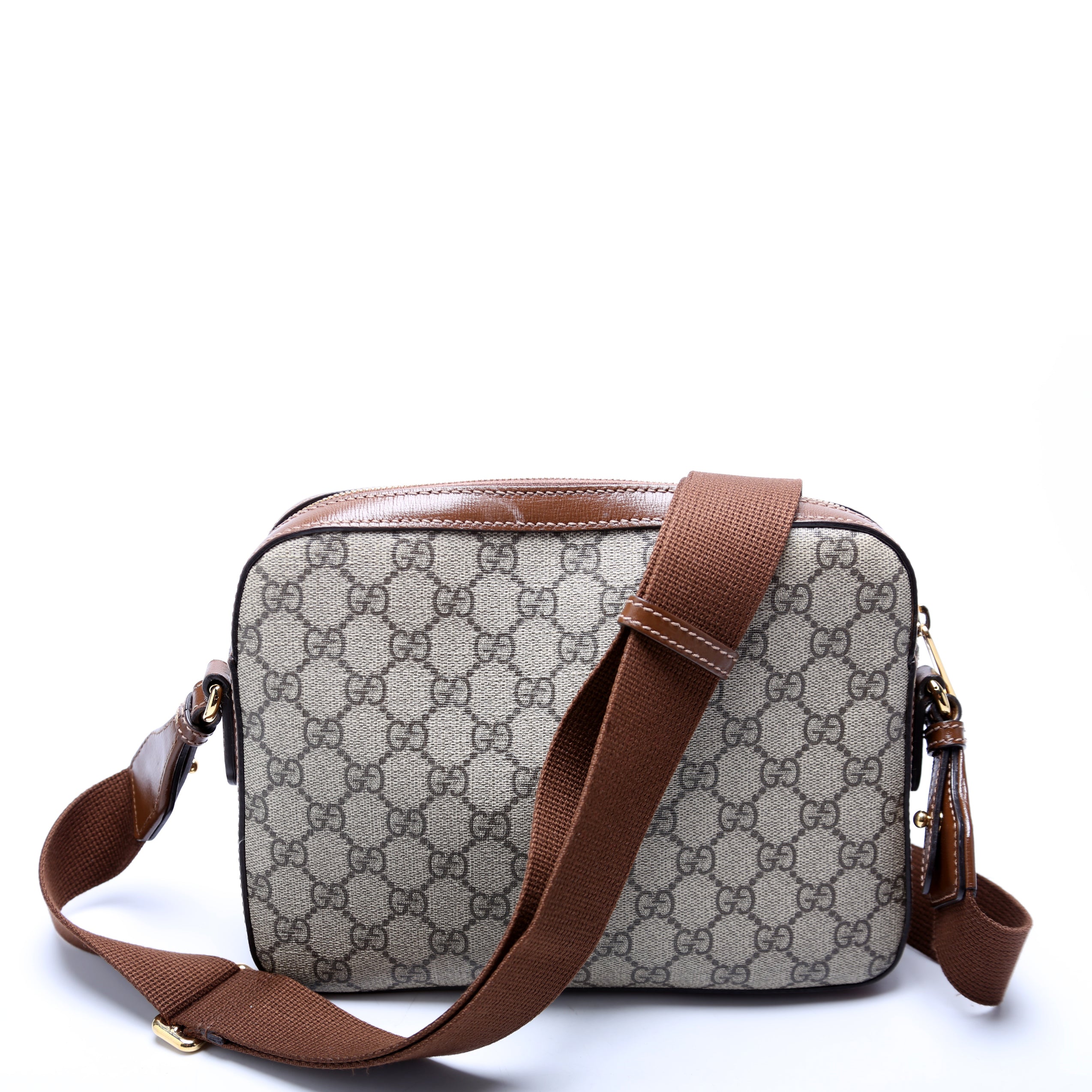 675891 Interlocking GG Messenger Brown