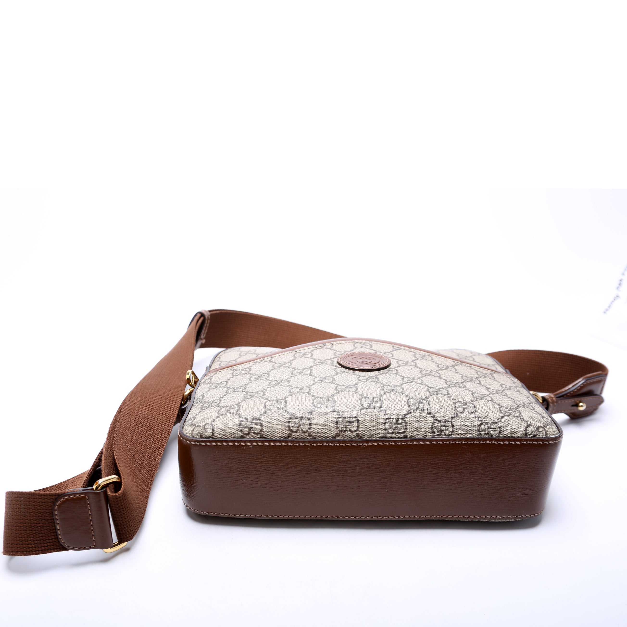 675891 Interlocking GG Messenger Brown