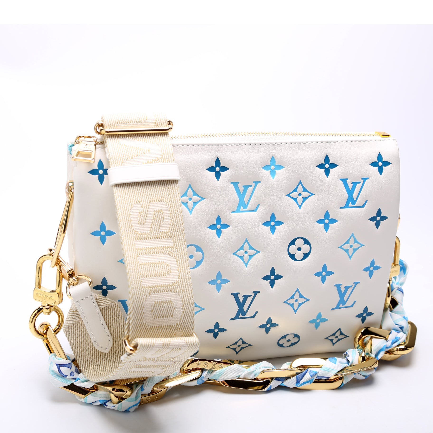 Coussin PM NV By The Pool White/Blue