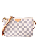 Double Zip Pochette Azur