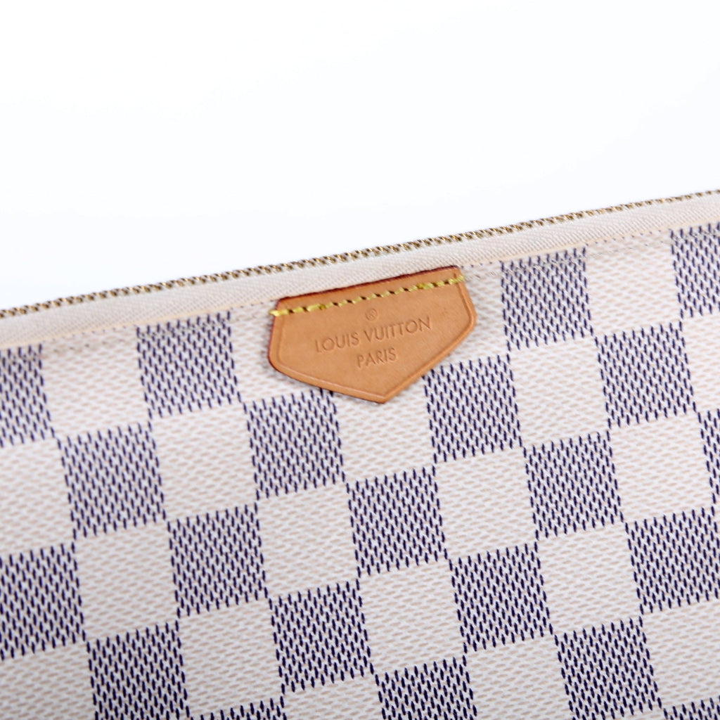 Double Zip Pochette Azur