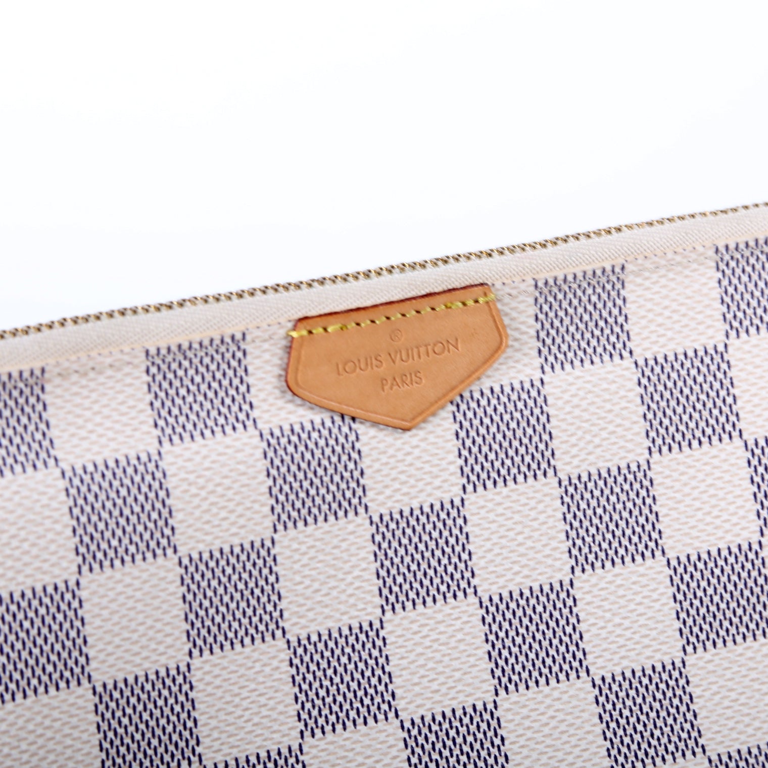 Double Zip Pochette Azur