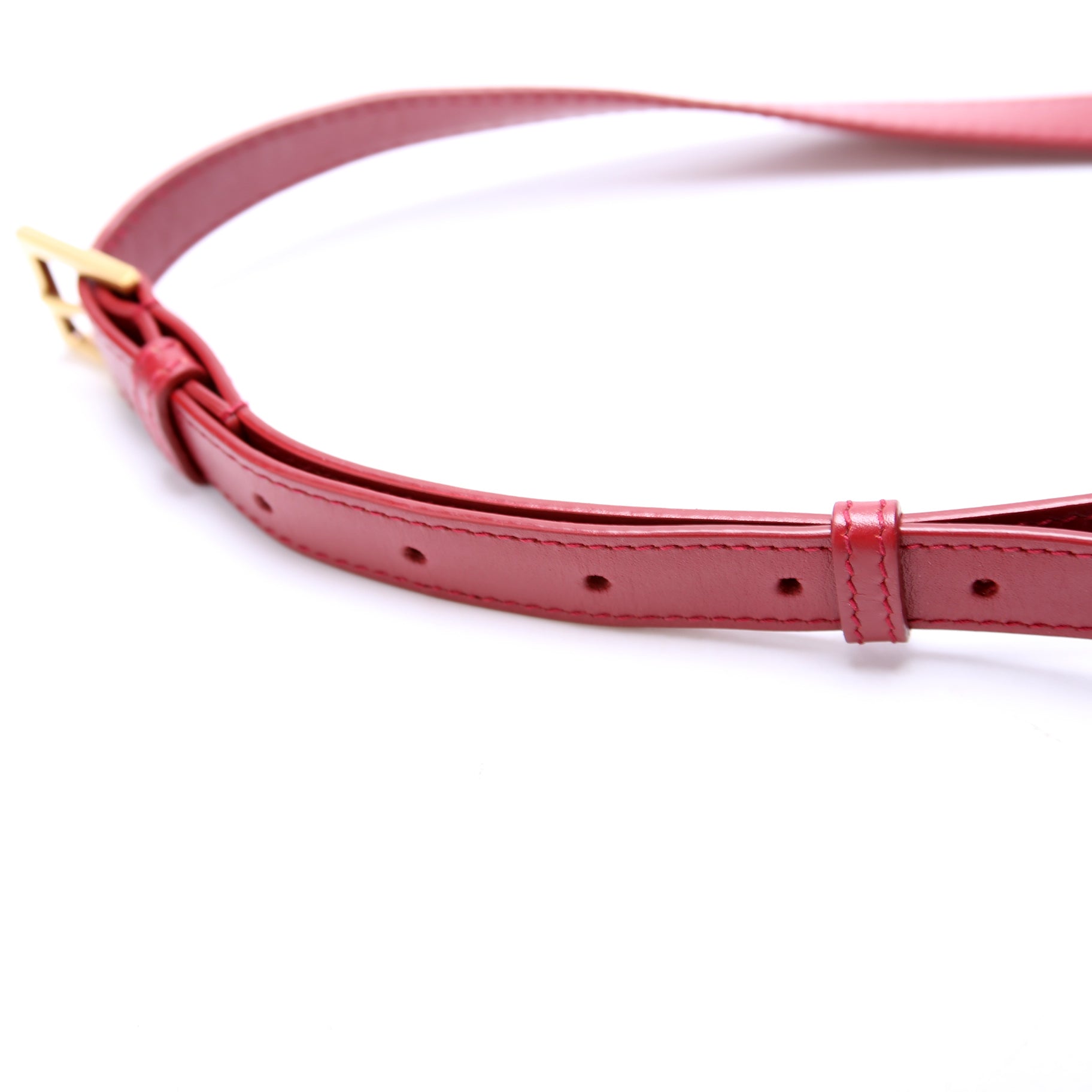 Calfskin Le Carre Satchel Red