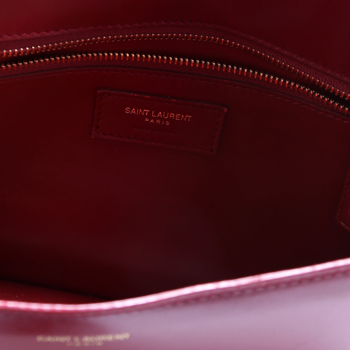 Calfskin Le Carre Satchel Red