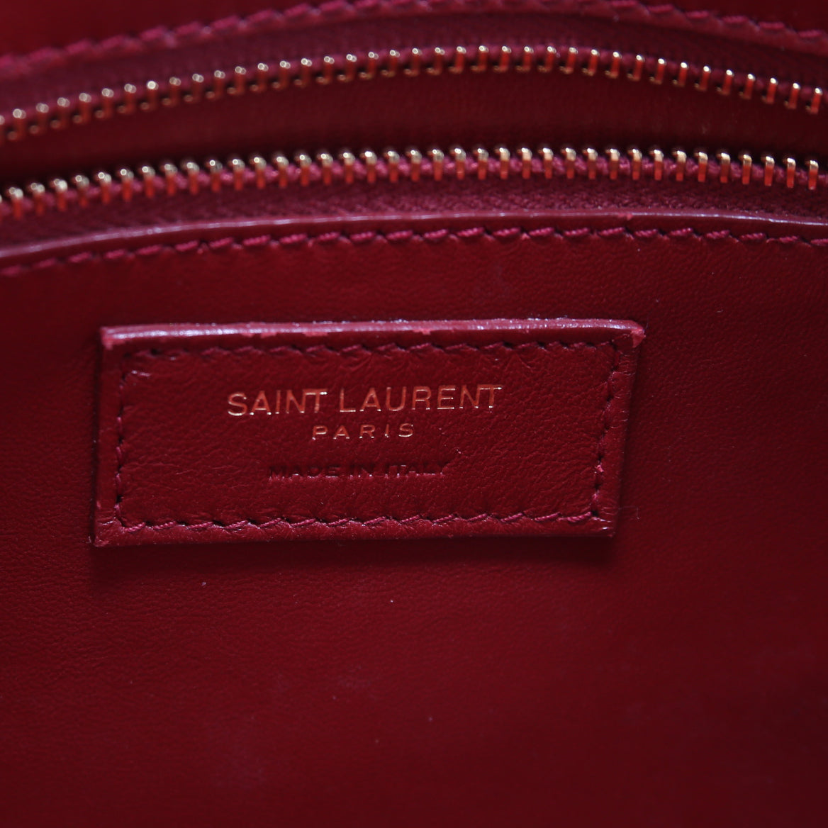 Calfskin Le Carre Satchel Red