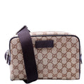 449174 GG Canvas Belt Bag Brown