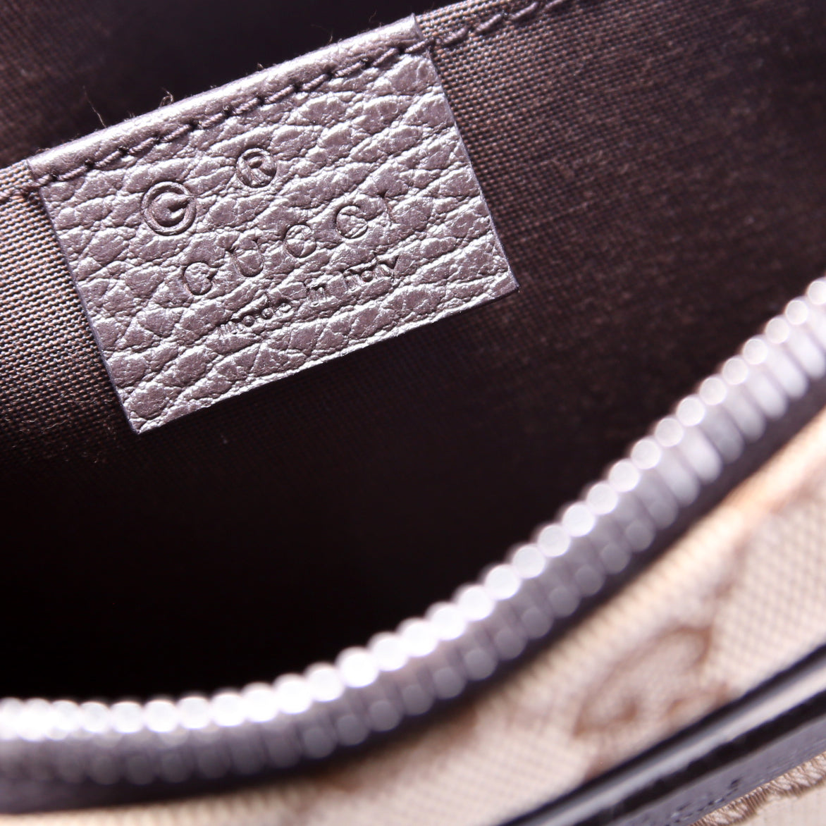 449174 GG Canvas Belt Bag Brown