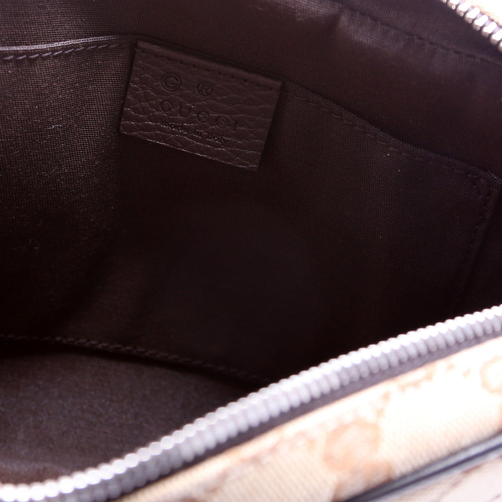 449174 GG Canvas Belt Bag Brown