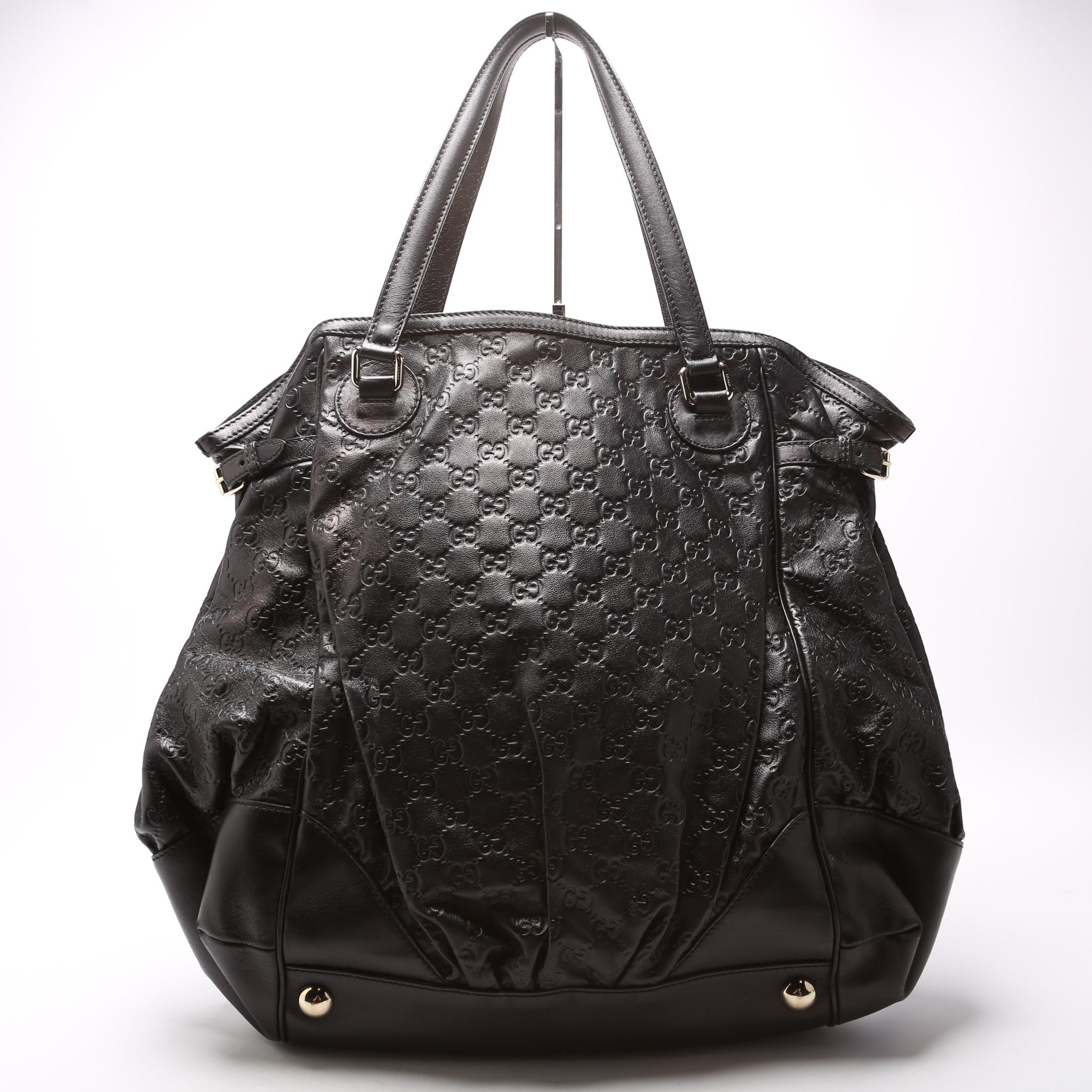 257290 Full Moon Guccissima Tote Black