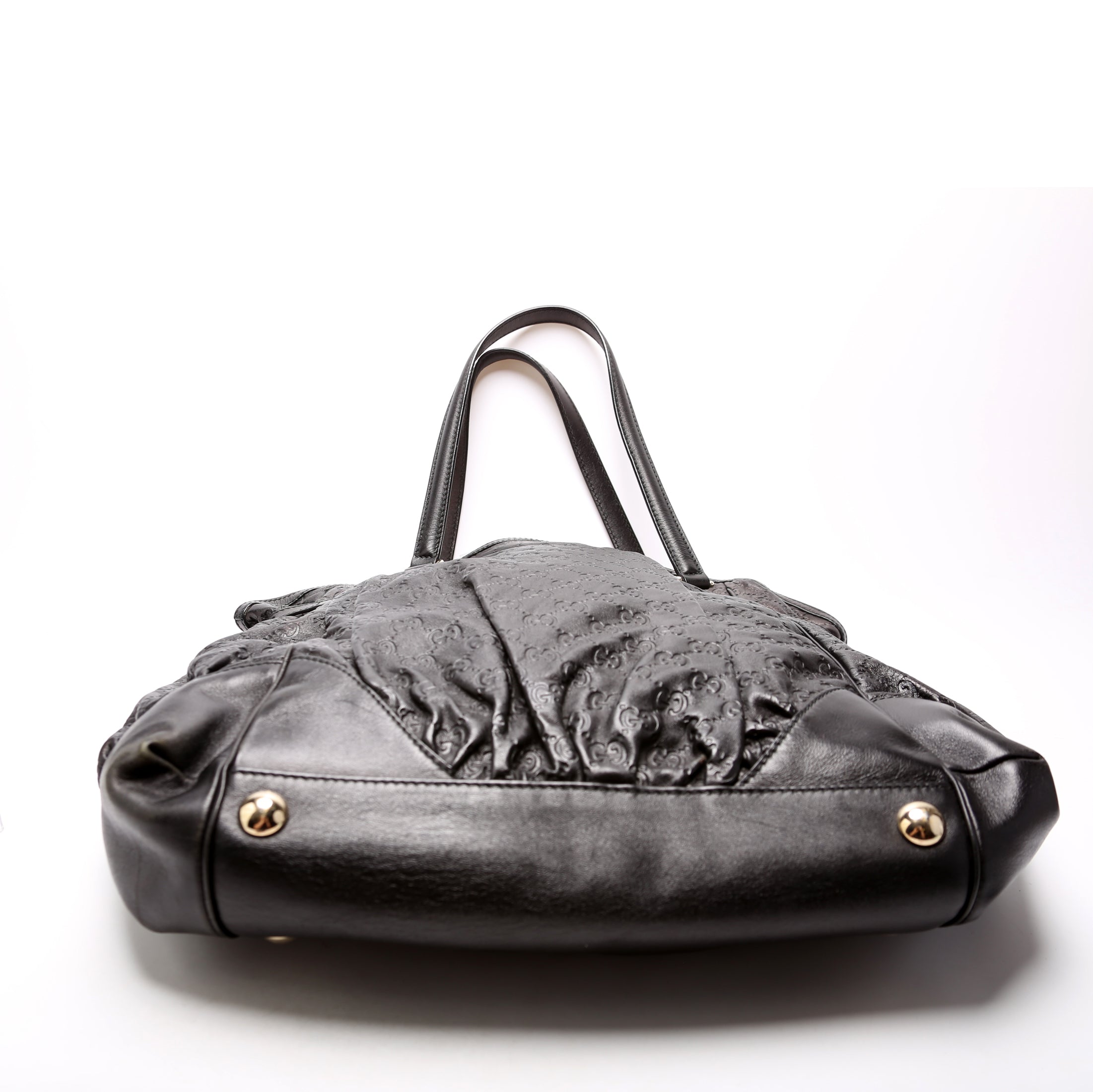 257290 Full Moon Guccissima Tote Black