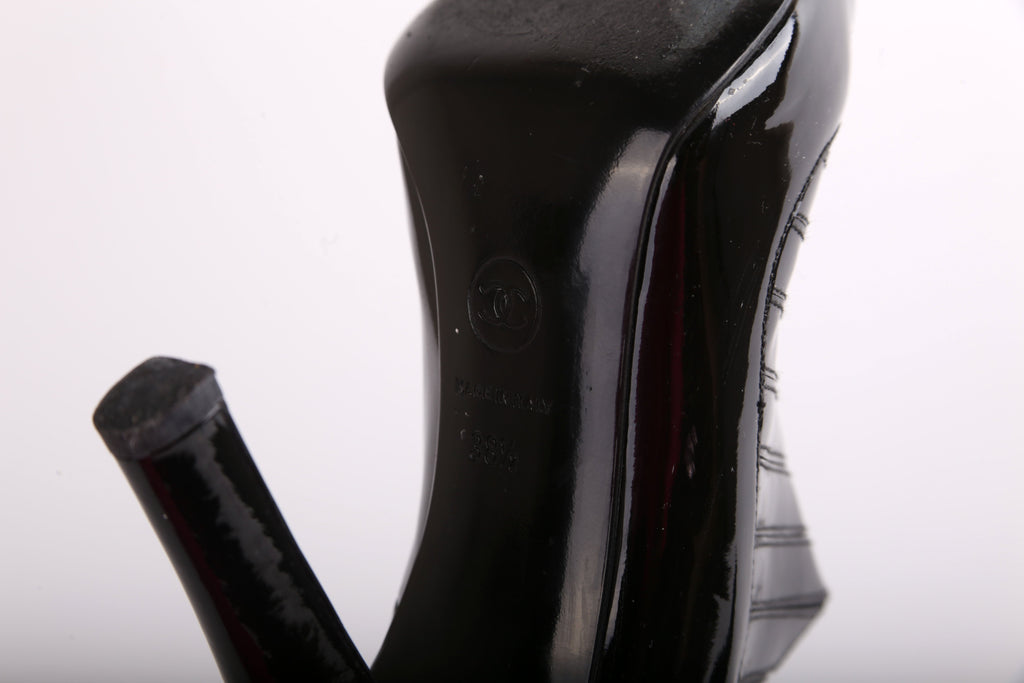 PNY Patent Leather Booties Size 38.5