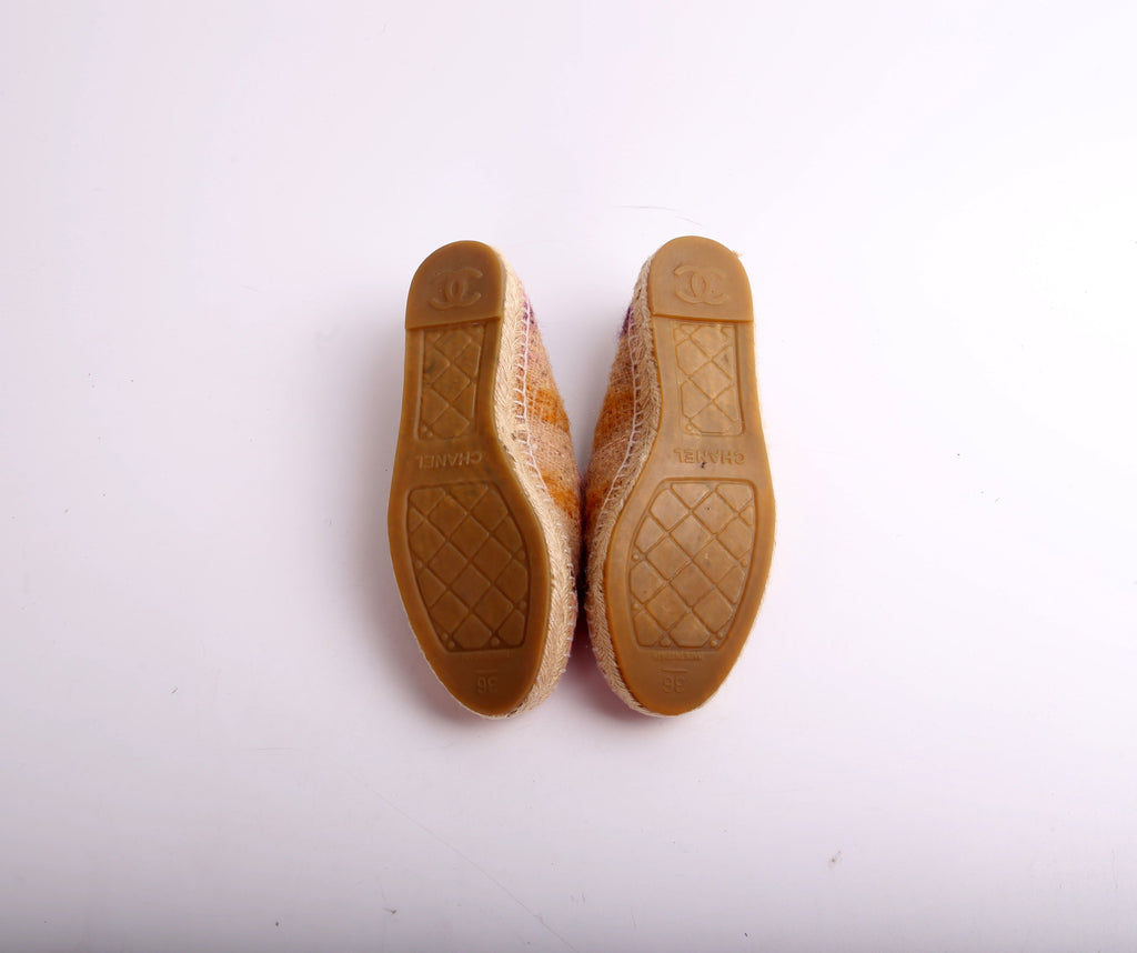 Tweed CC Espadrilles Size 36