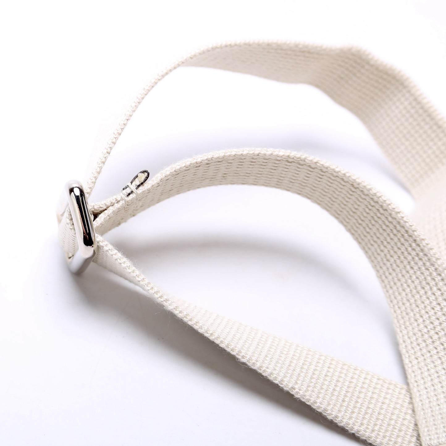 658582 GG Embossed Belt Bag White