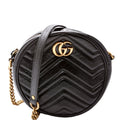 Gucci 550154 Marmont Mini Round Black