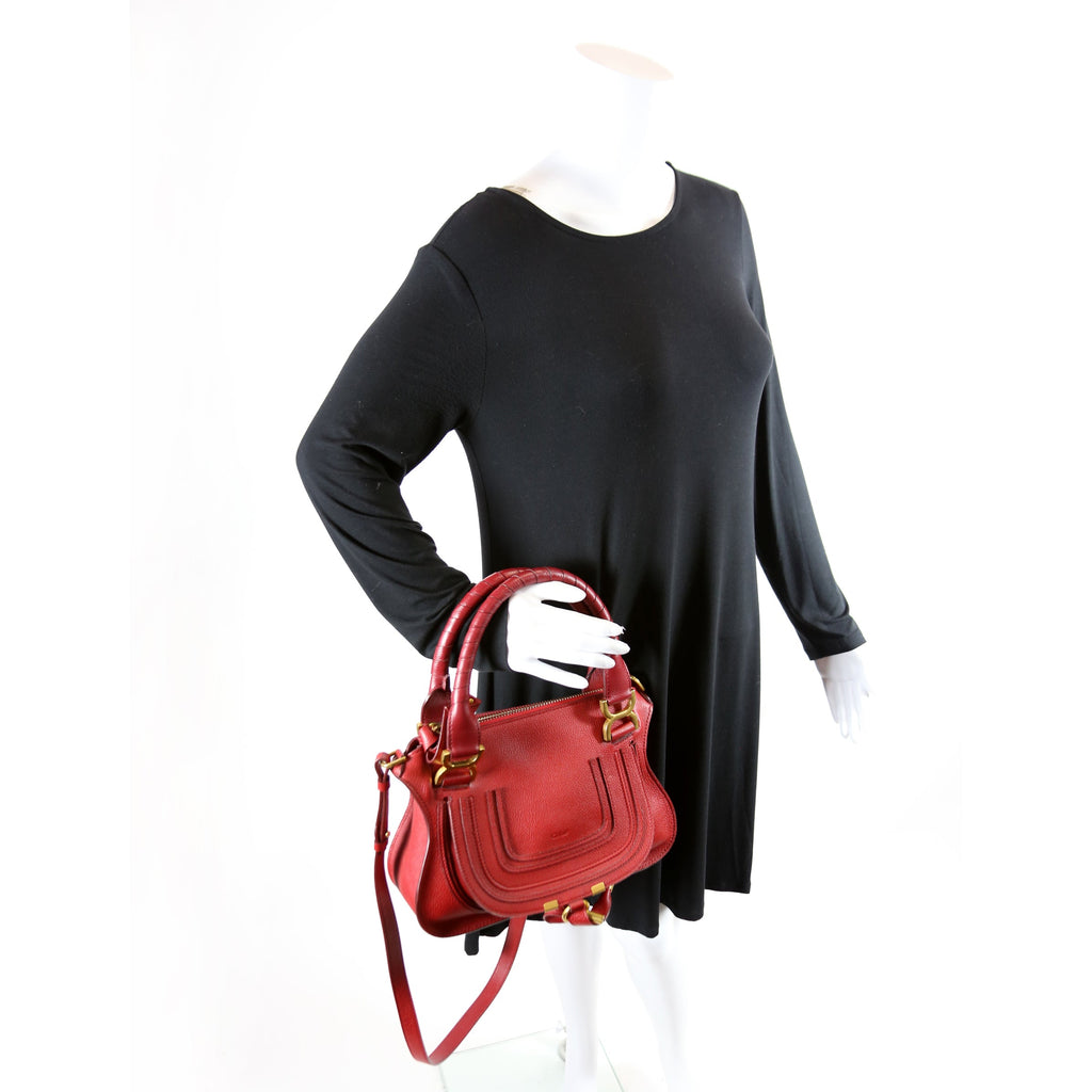 Marcie Small Double Carry Red