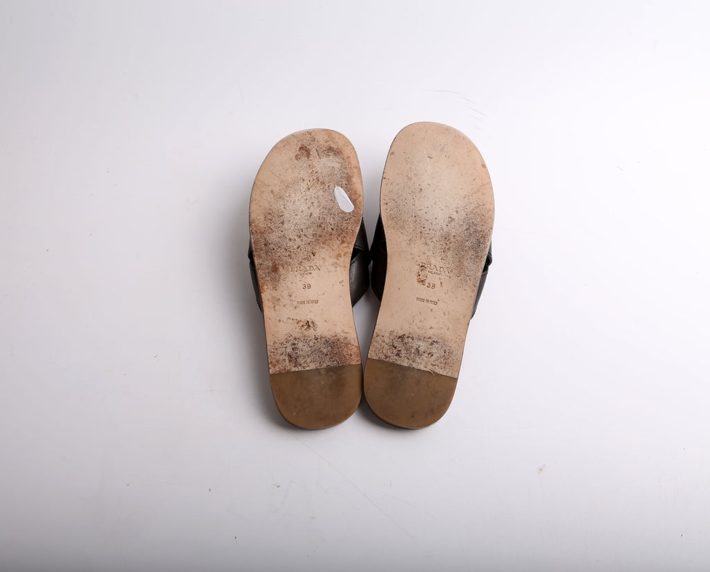 Leather Sandals Size 39