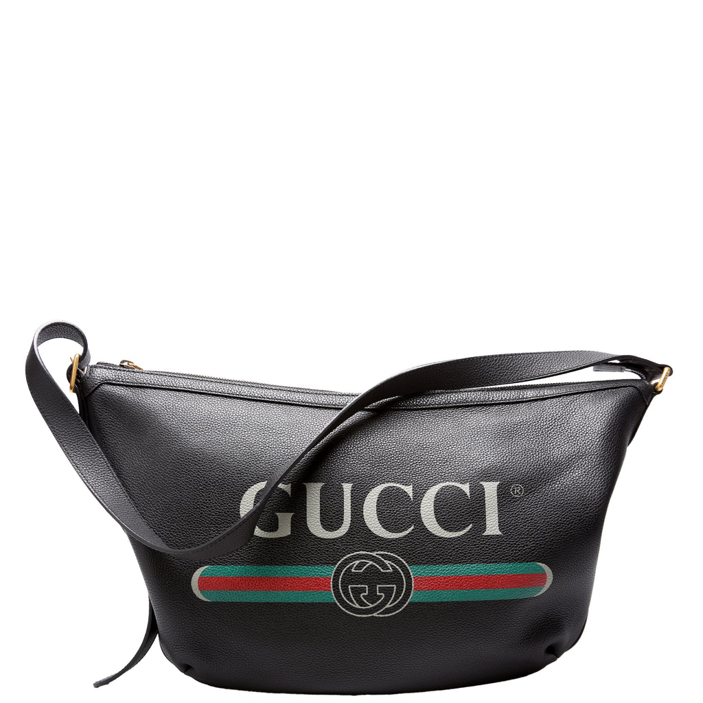 523588 Half Moon Bag Black