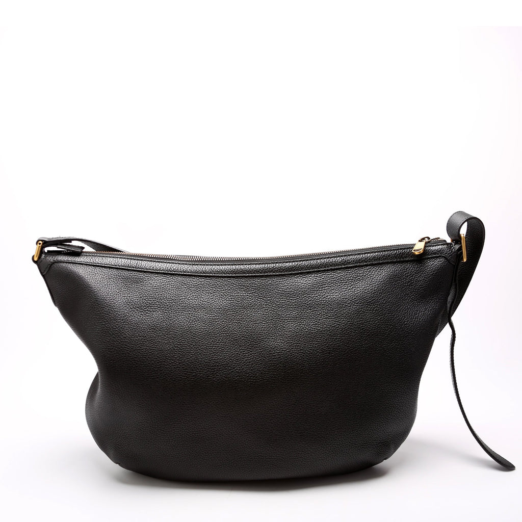 523588 Half Moon Bag Black