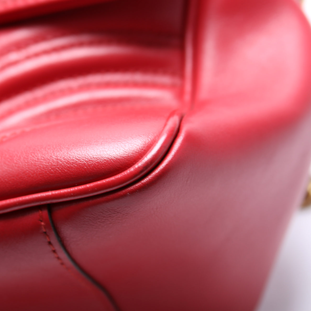 Gucci 498110 GG Marmont Small Top Handle Red