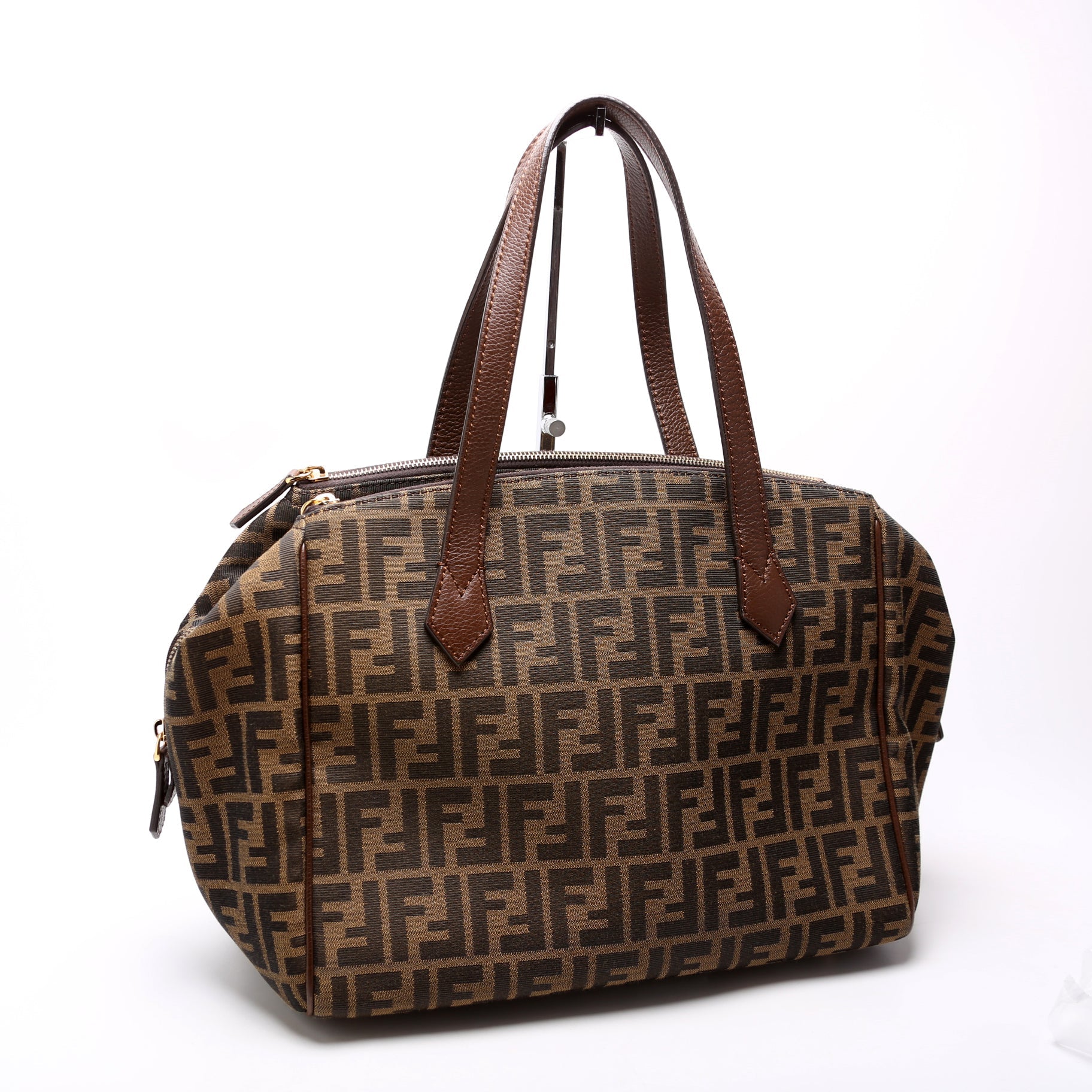 8BL118 Zucca Double Zip Tote