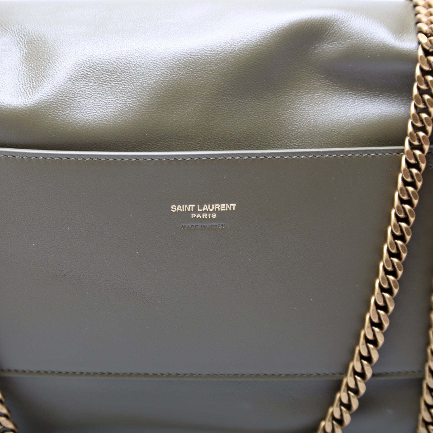 Kate Satchel Medium Reversible Suede/Leather 553804 Green