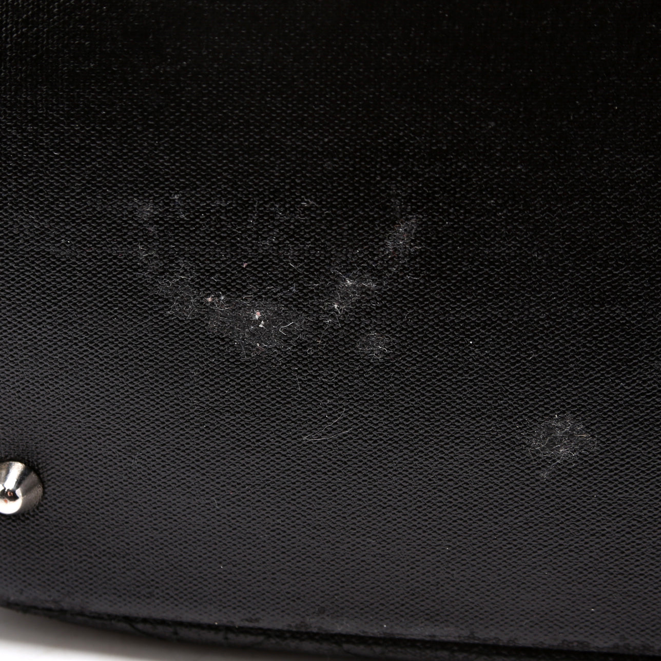 Panarea Medium Coated Canvas Cannage Black