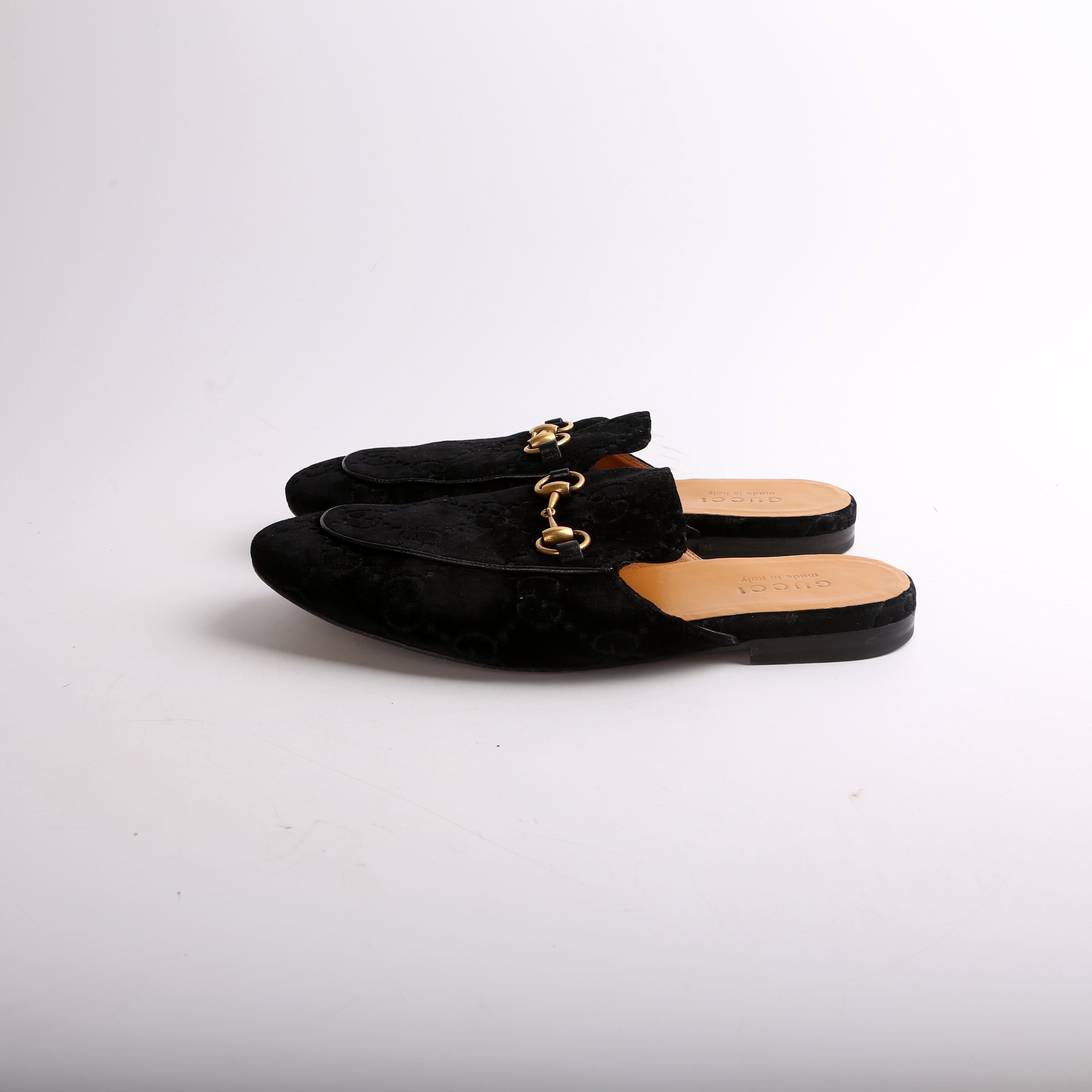 Velvet GG Princetown Mules Men's Size 8.5(Women's Size 40.5)