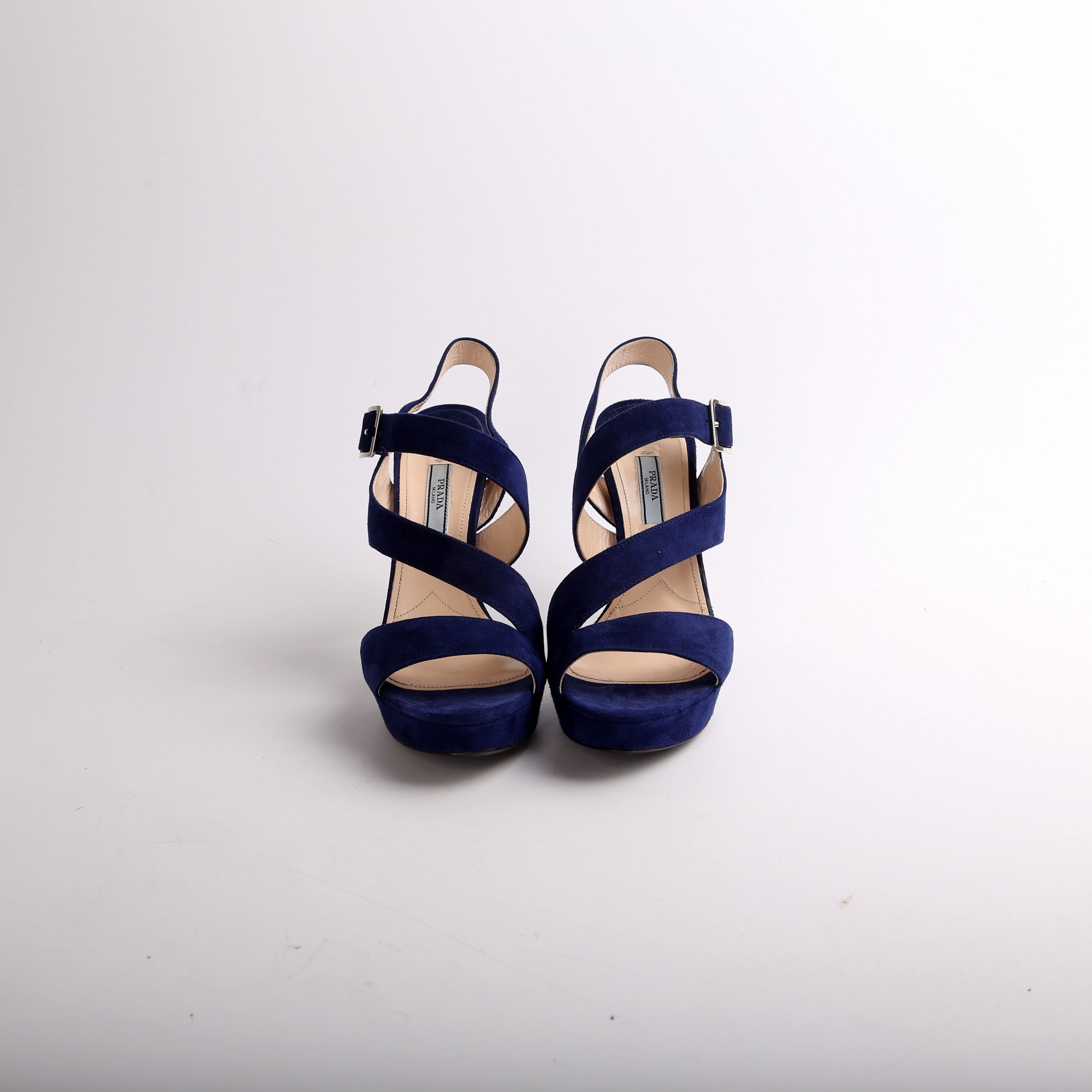 Suede Strappy Heels Size 38.5