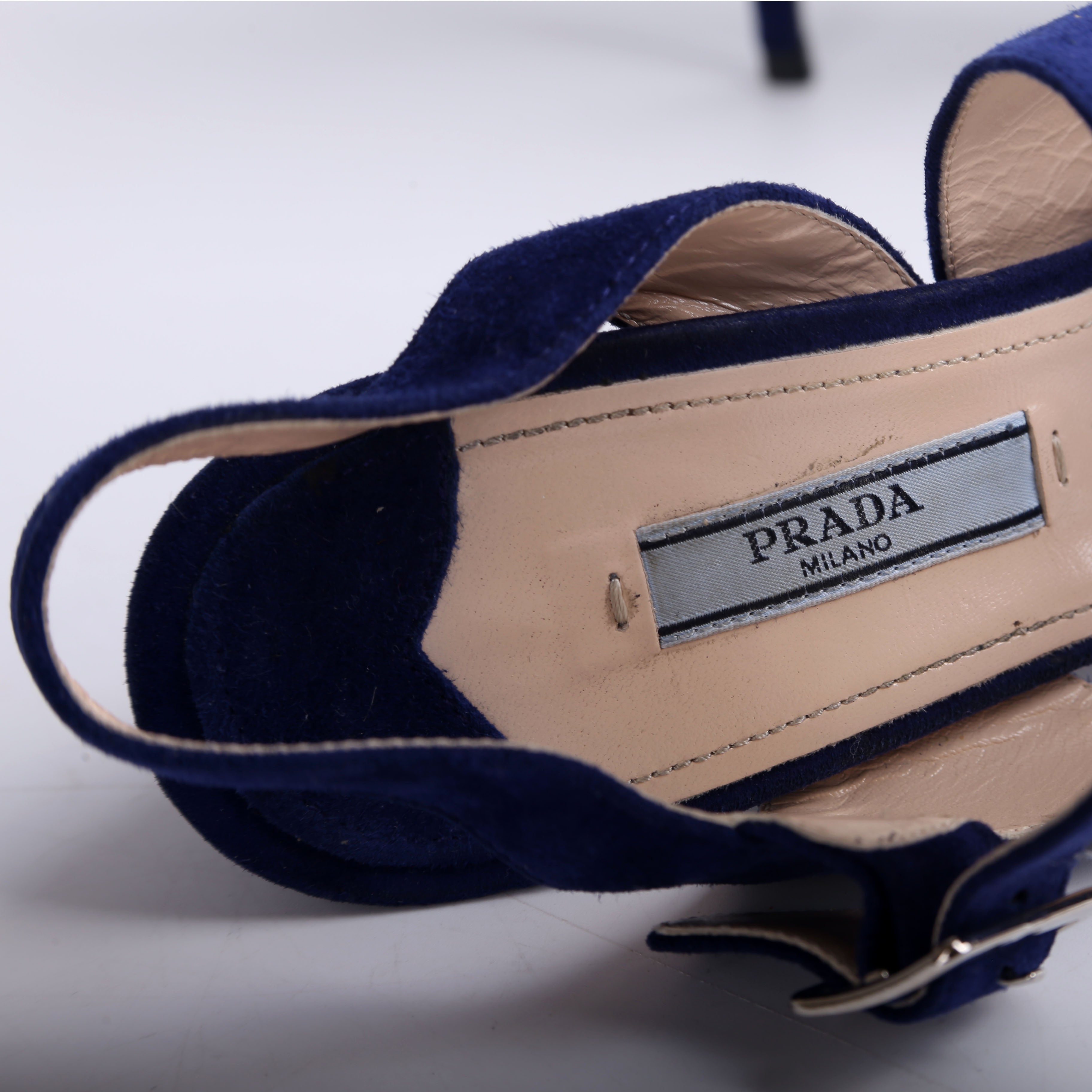 Suede Strappy Heels Size 38.5