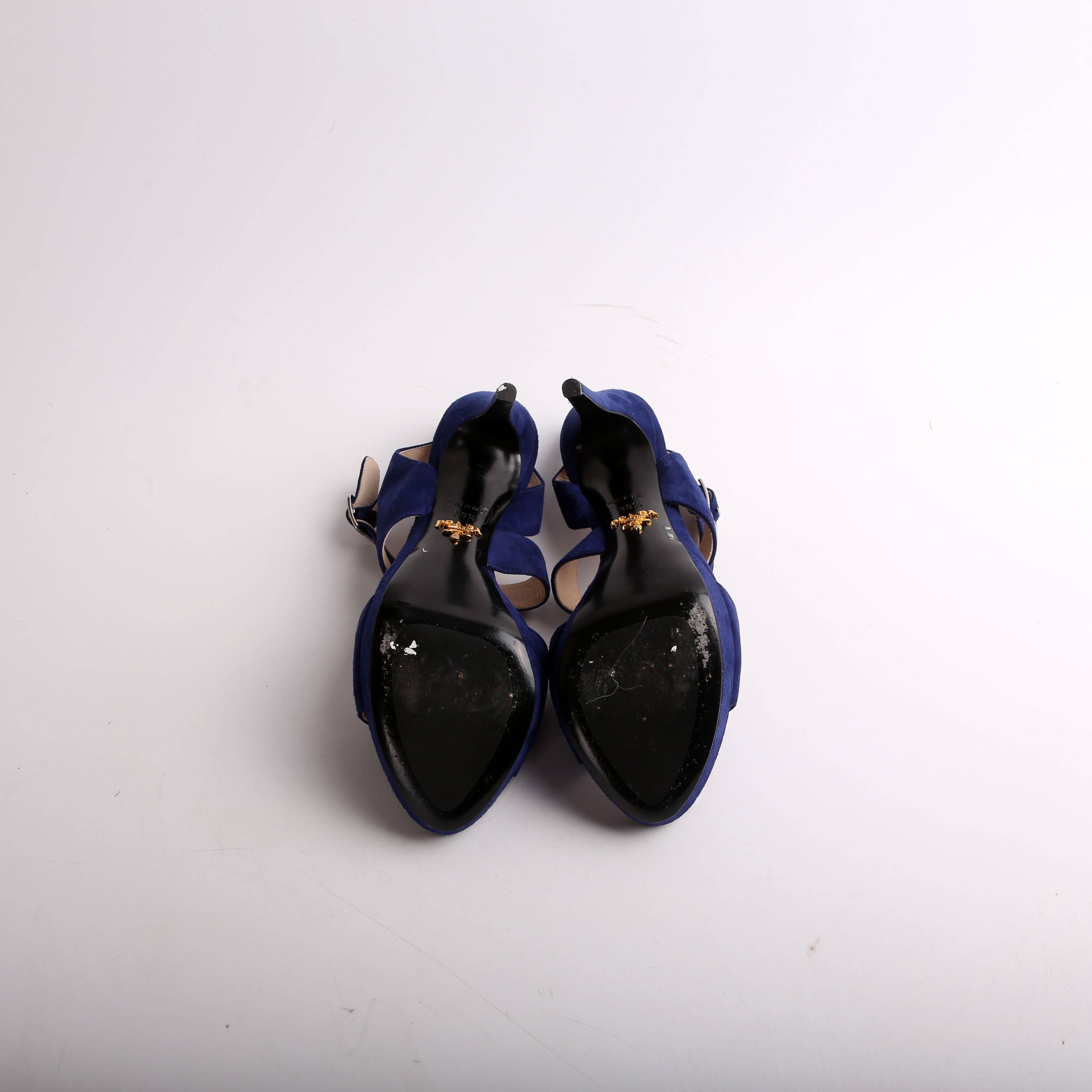 Suede Strappy Heels Size 38.5