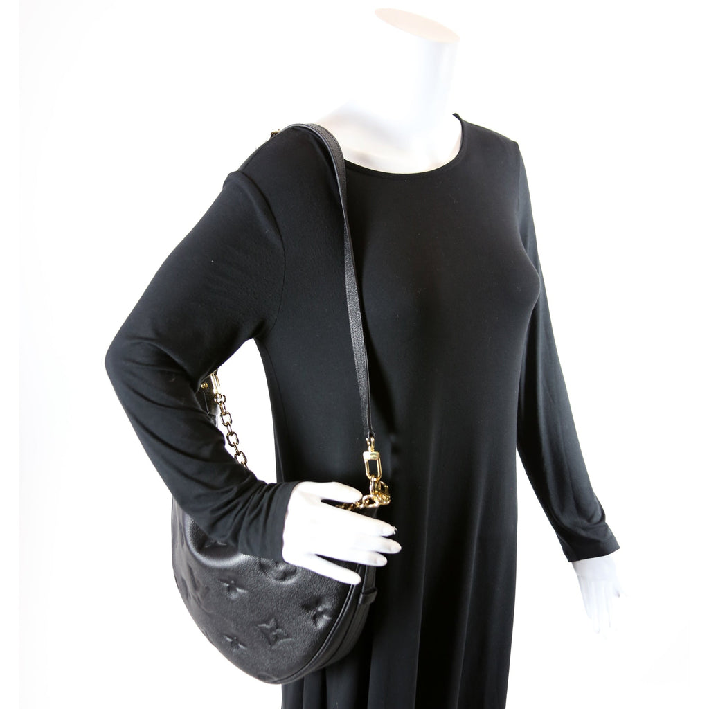 Loop Hobo Empreinte Black
