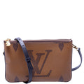 Double Zip Pochette Giant Reverse Monogram