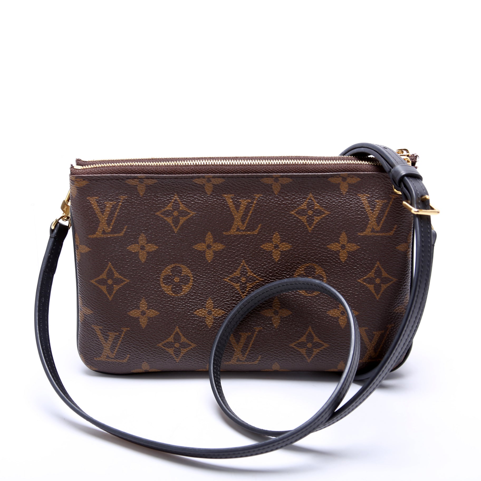 Double Zip Pochette Giant Reverse Monogram