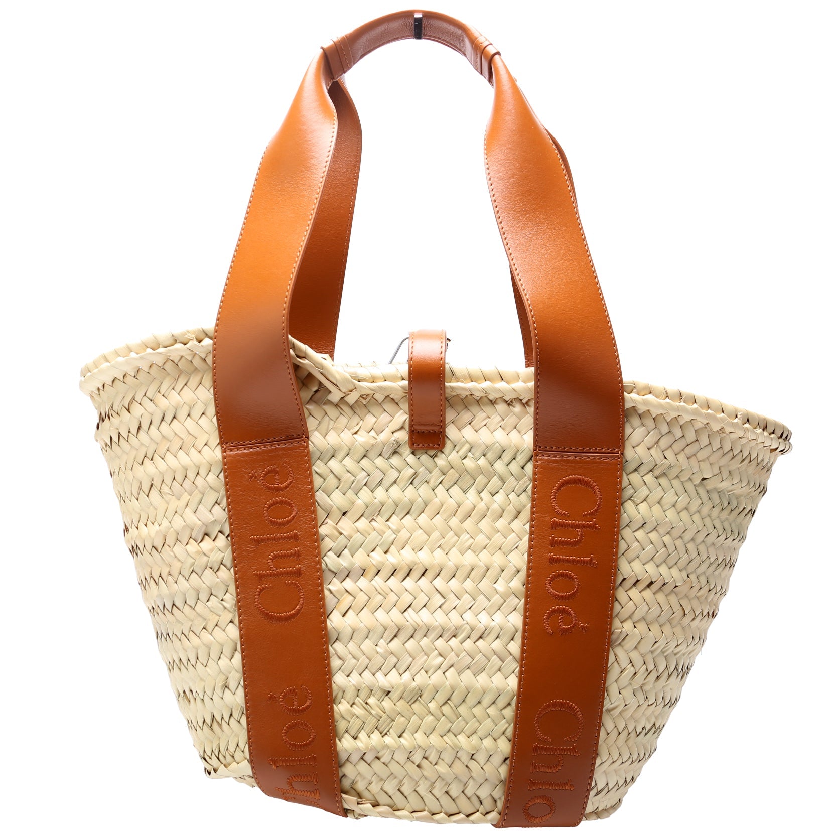 Sense Medium Raffia Basket Brown
