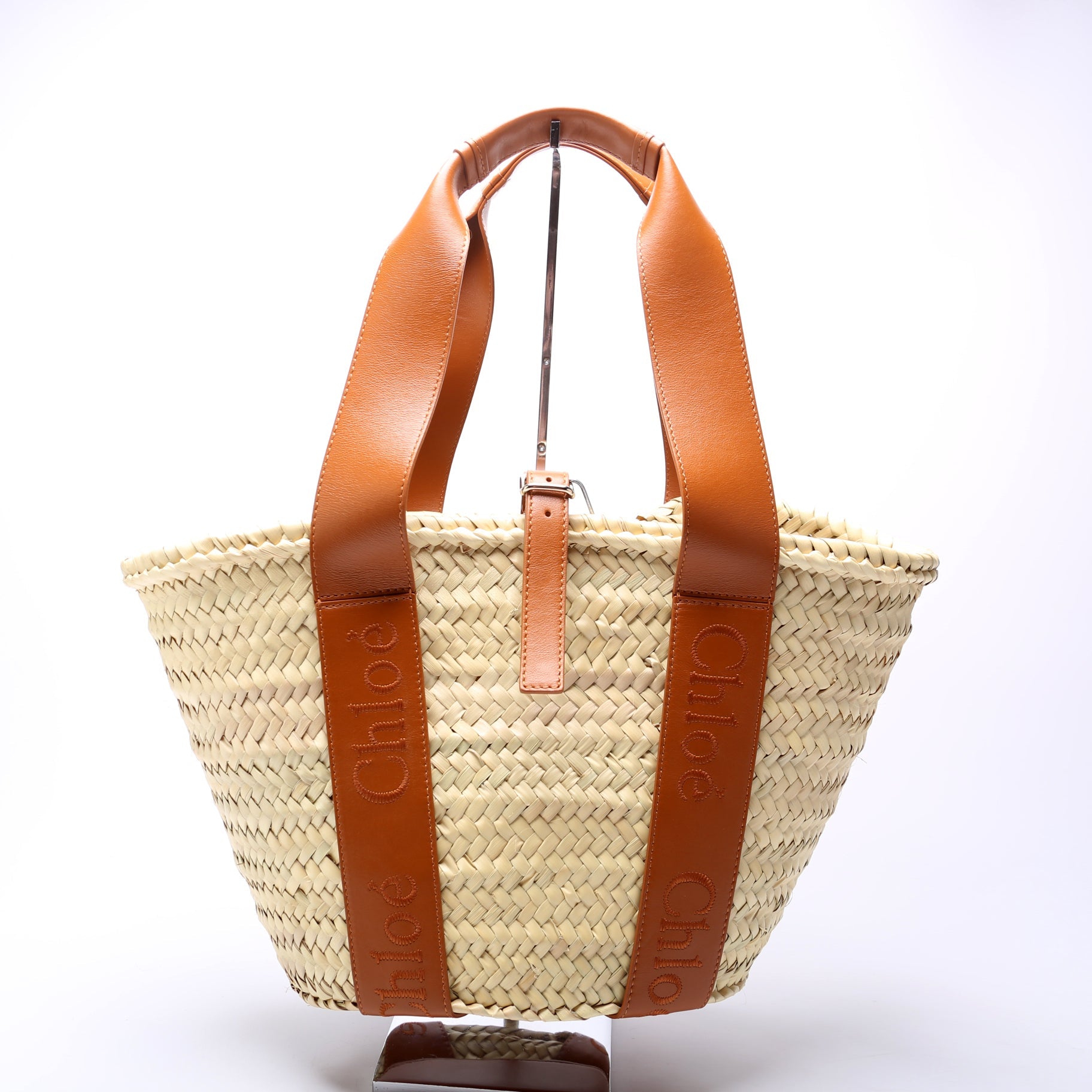Sense Medium Raffia Basket Brown