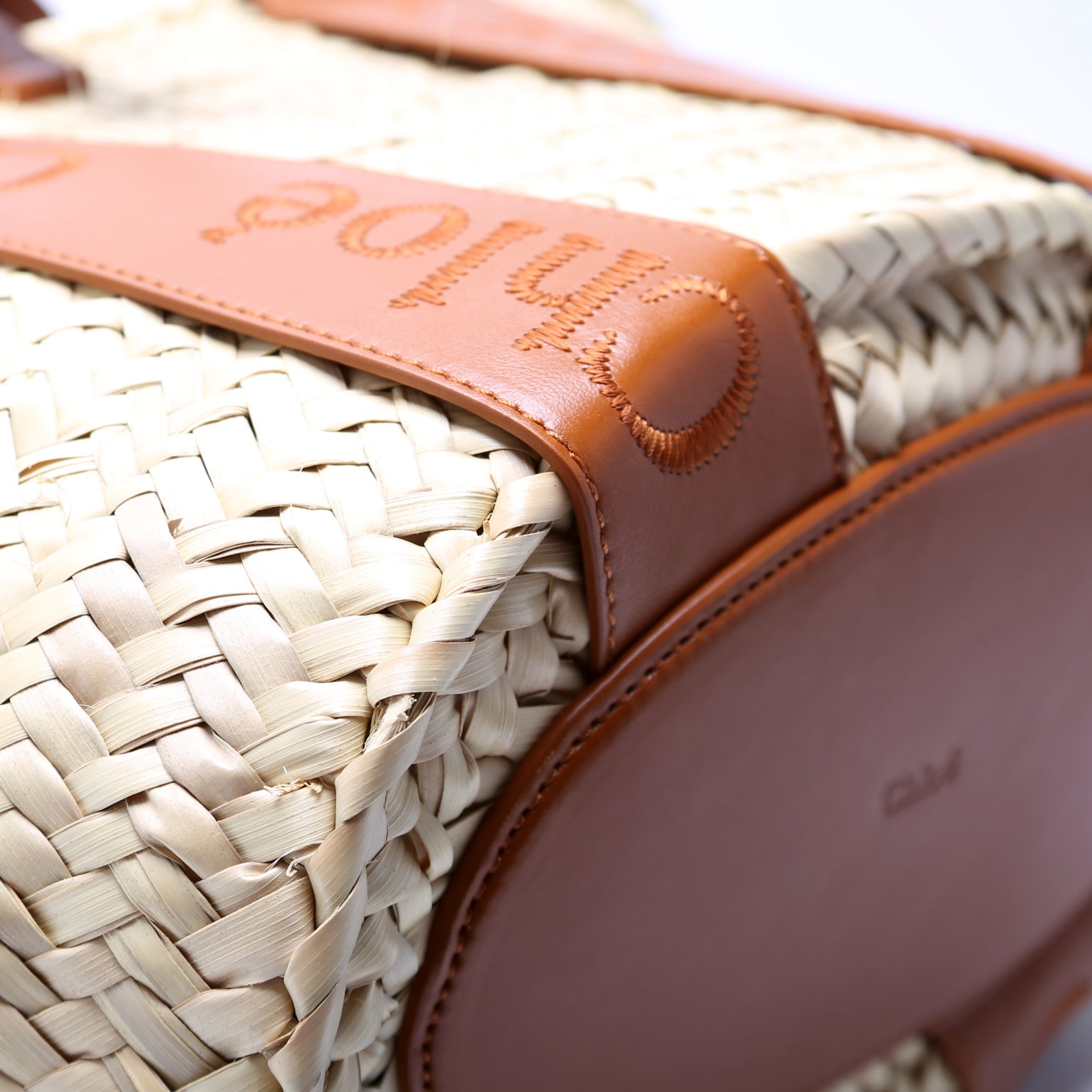 Sense Medium Raffia Basket Brown
