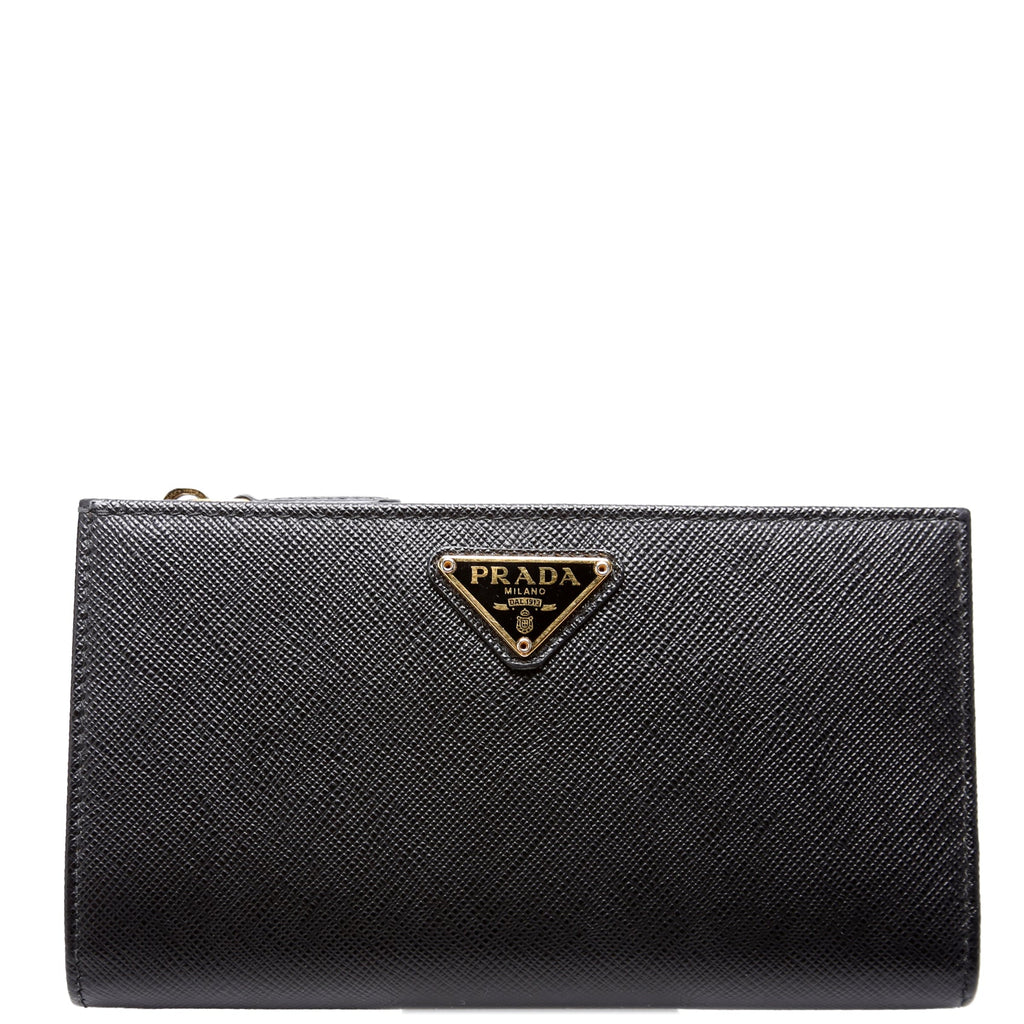 Saffiano Large Wallet Black