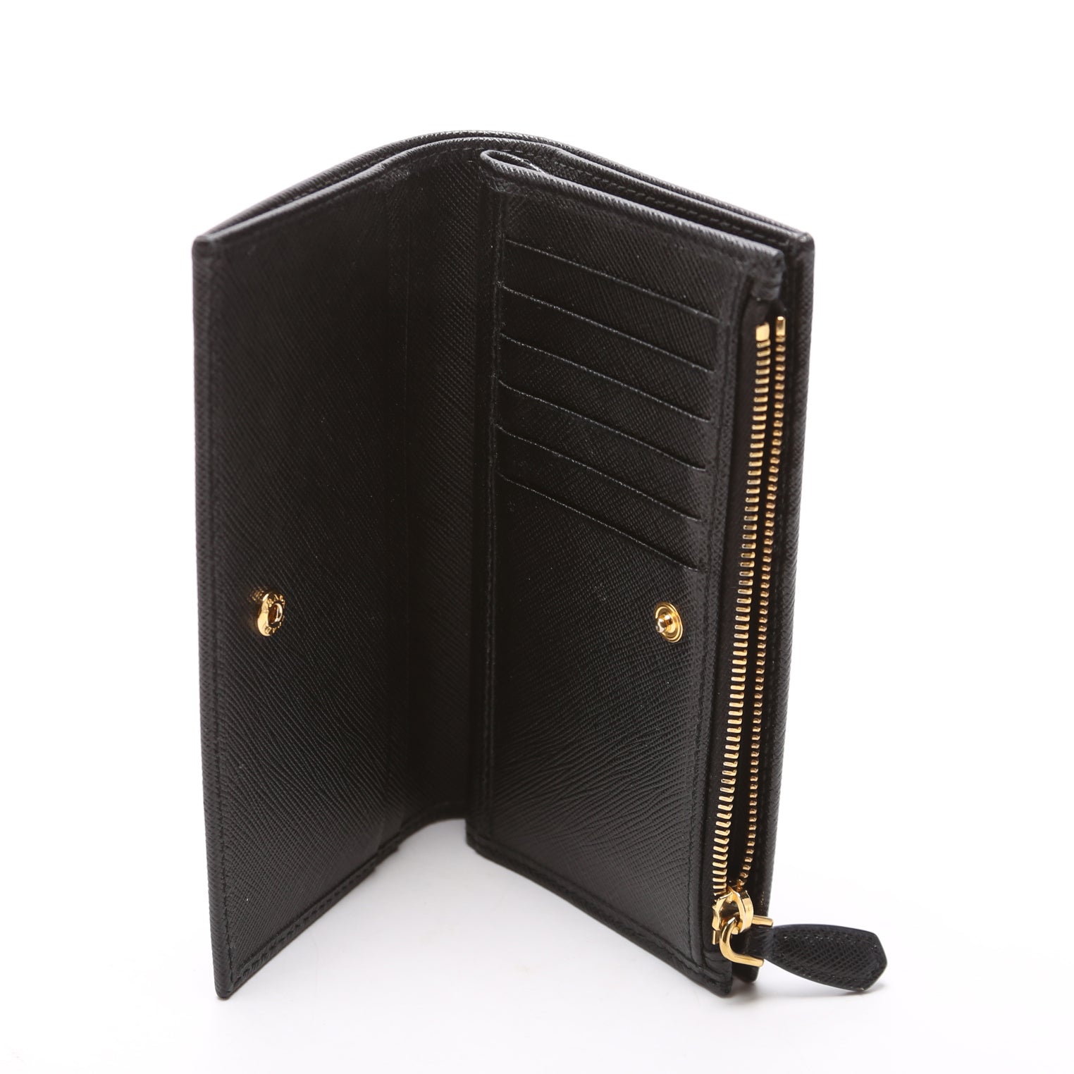 Saffiano Large Wallet Black