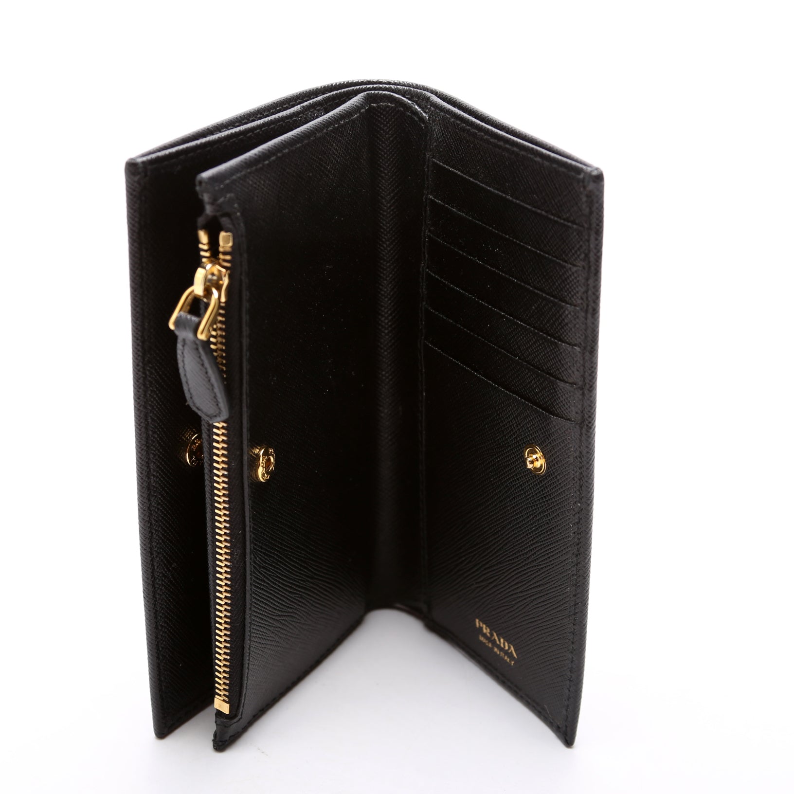 Saffiano Large Wallet Black