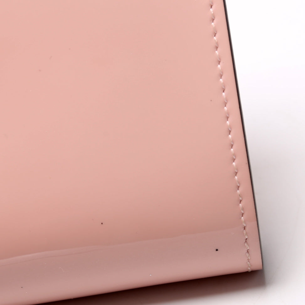 Cherrywood Compact Wallet Monogram Pink